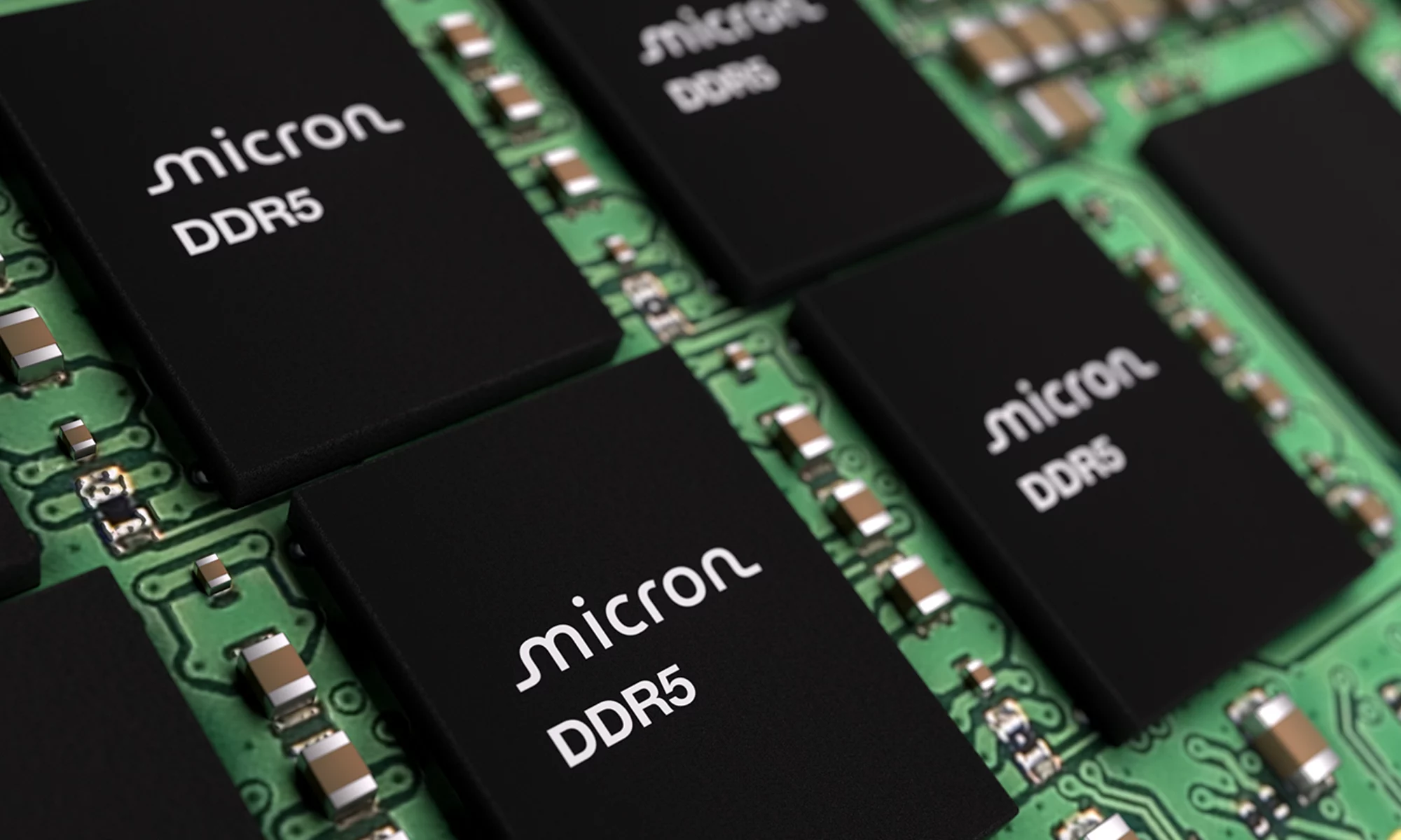 DDR5 components on a Micron module
